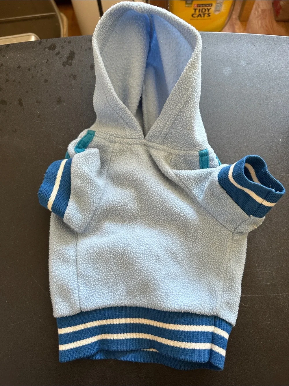 Casual Canine Baby Blue Dog Hoodie Sweatshirt Pet Clothes Light Blue